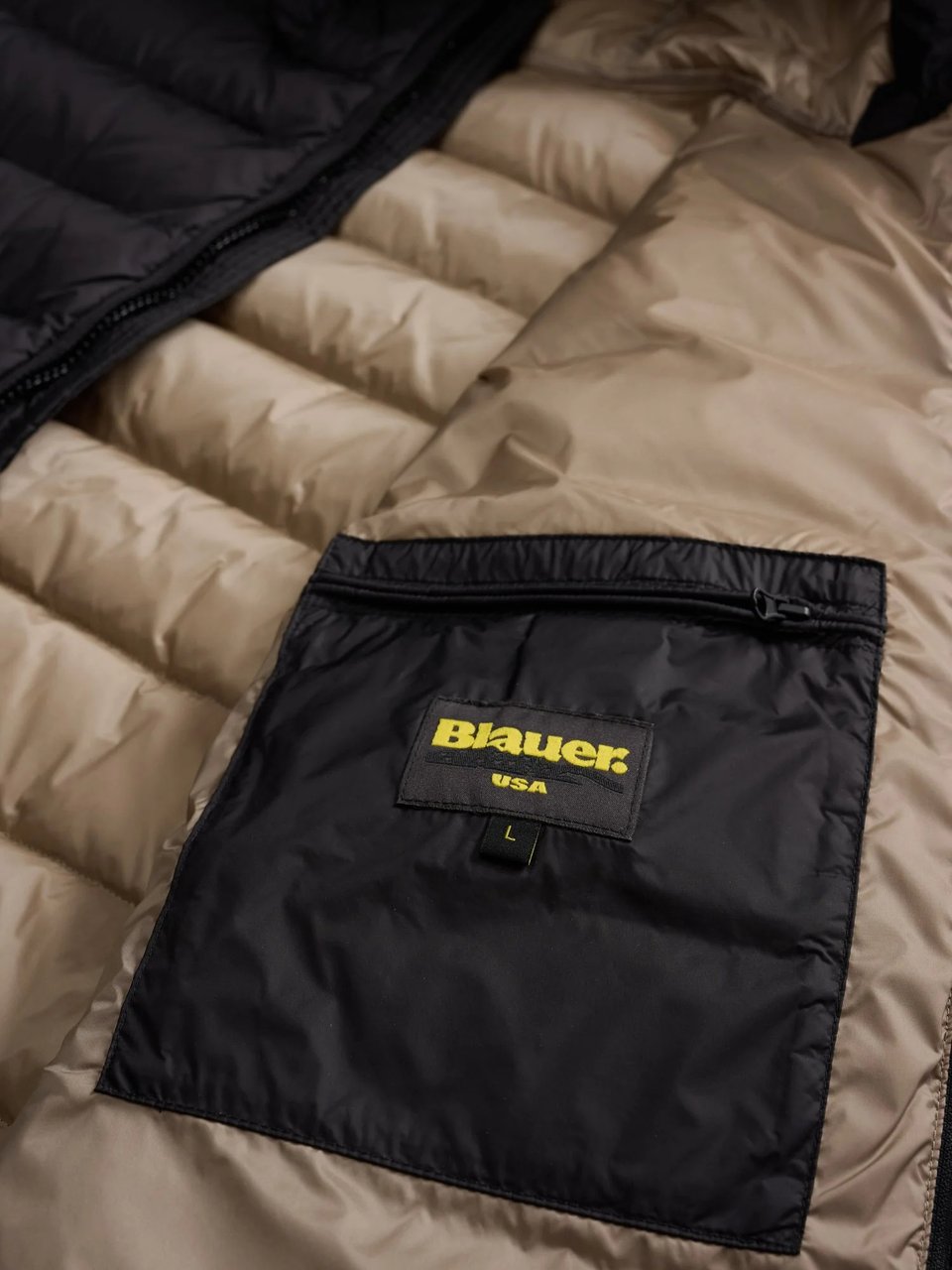 Blauer Coat Zwart