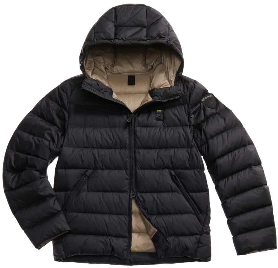 Blauer Coat Zwart