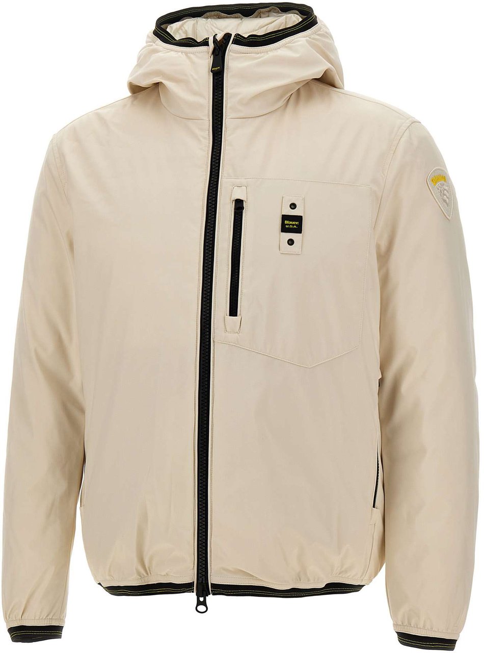 Blauer Jackets White Wit