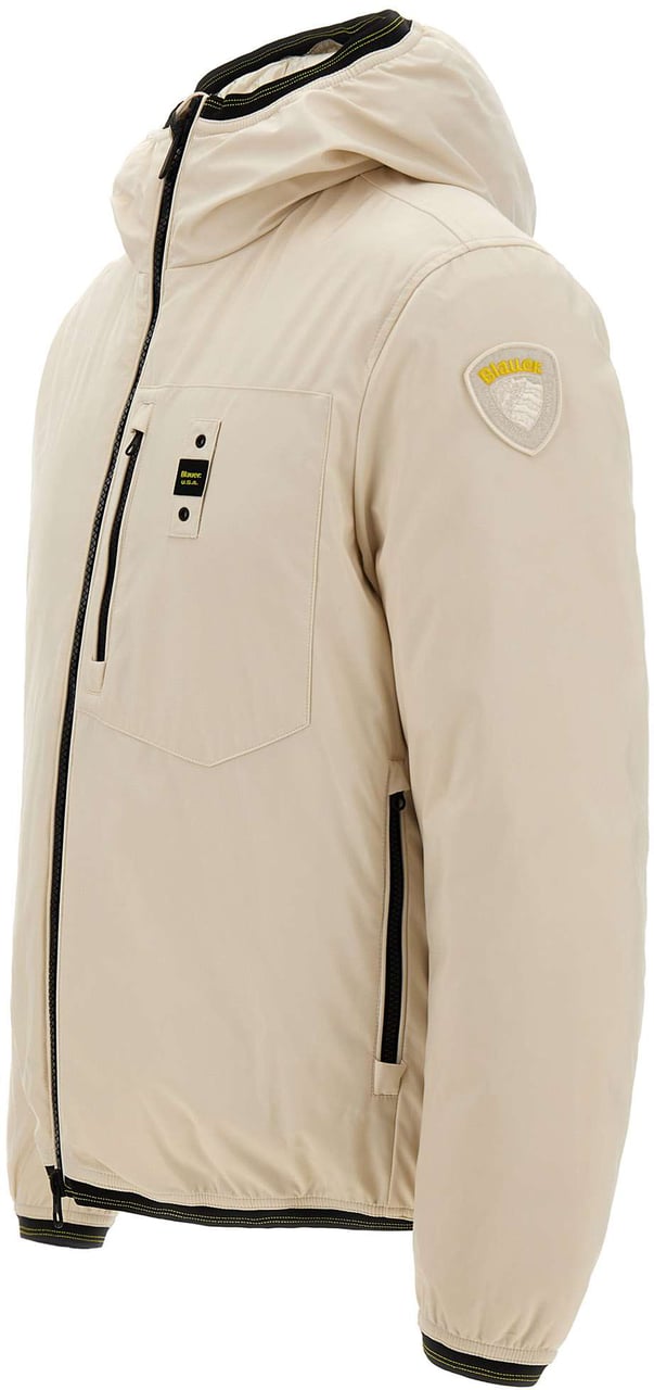 Blauer Jackets White Wit