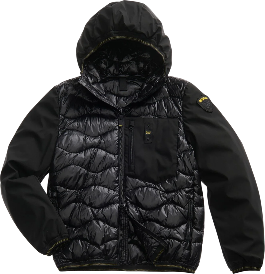 Blauer Coat Zwart
