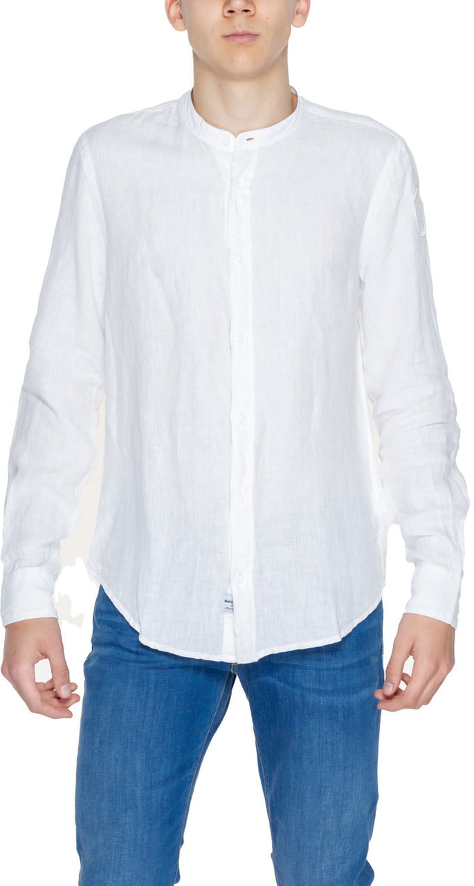 Blauer Men Shirt Wit