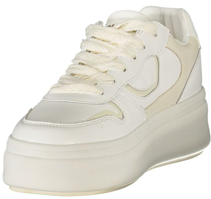 Blauer Bianco Poliuretano Donna Sneaker Wit