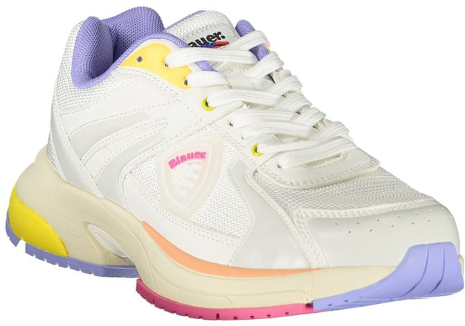 Blauer Bianco Polyurethane Women Sneaker Wit