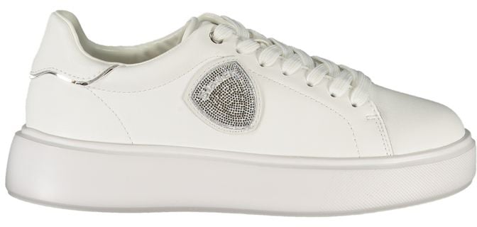 Blauer Bianco Polyurethane Women Sneaker Wit