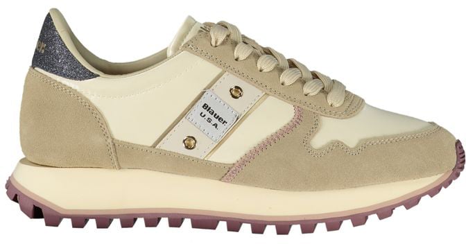 Blauer Beige Polyester Women Sneaker Beige