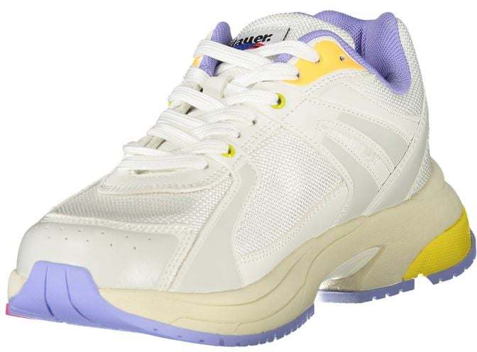 Blauer Bianco Polyurethane Women Sneaker Wit