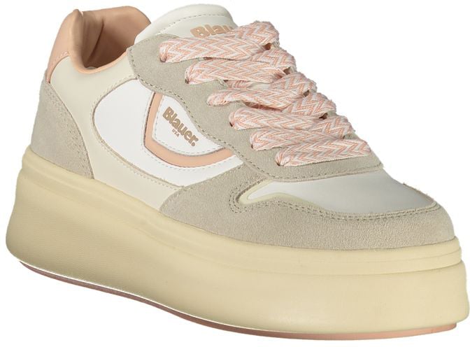 Blauer Bianco Polyurethane Women Sneaker Wit