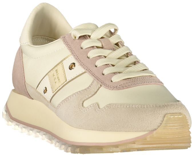 Blauer Beige Leather Women's Sneaker Beige