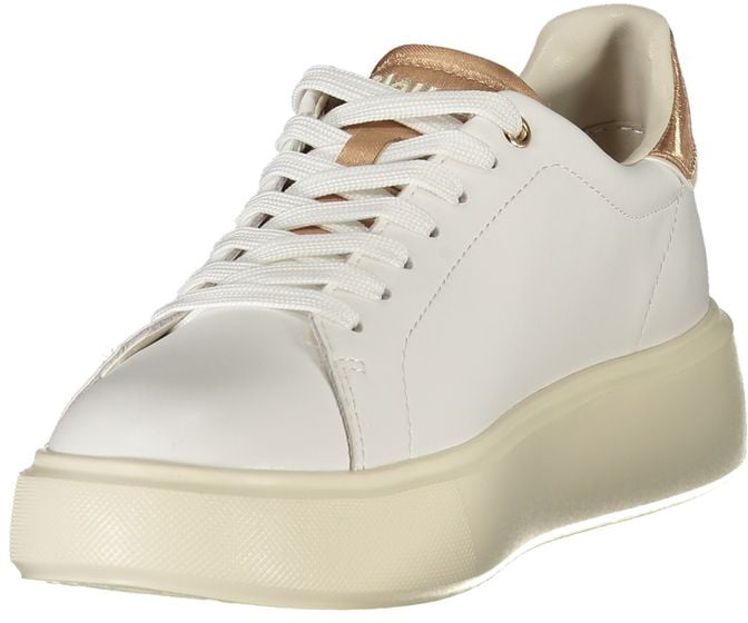 Blauer Bianco Poliuretano Donna Sneaker Wit