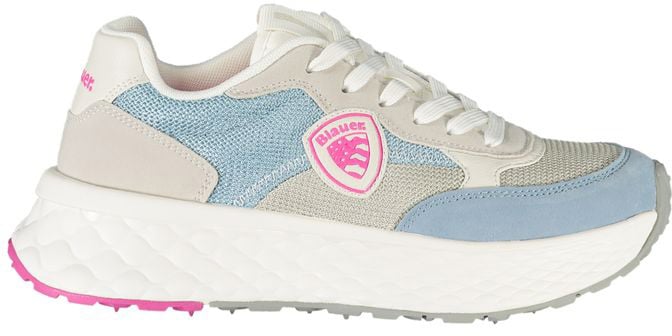 Blauer Azzurro Polyurethane Women Sneaker Blauw