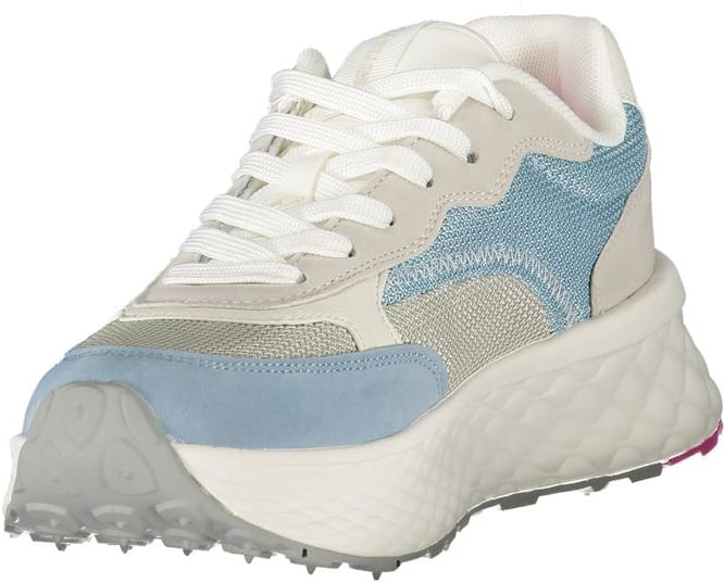 Blauer Azzurro Polyurethane Women Sneaker Blauw