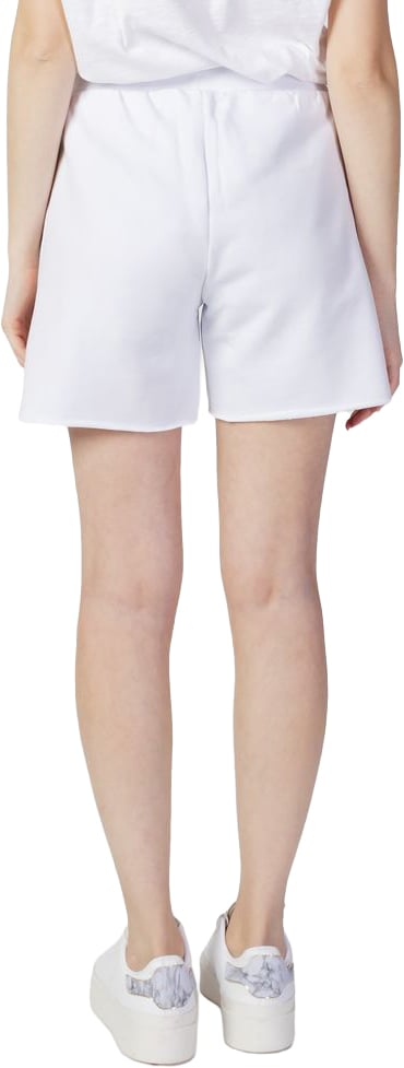 Blauer White Cotton Shorts Wit