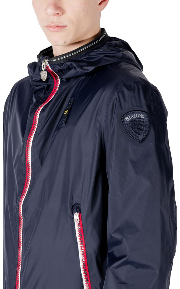 Blauer Blue Polyamide Shell Jacket Blauw