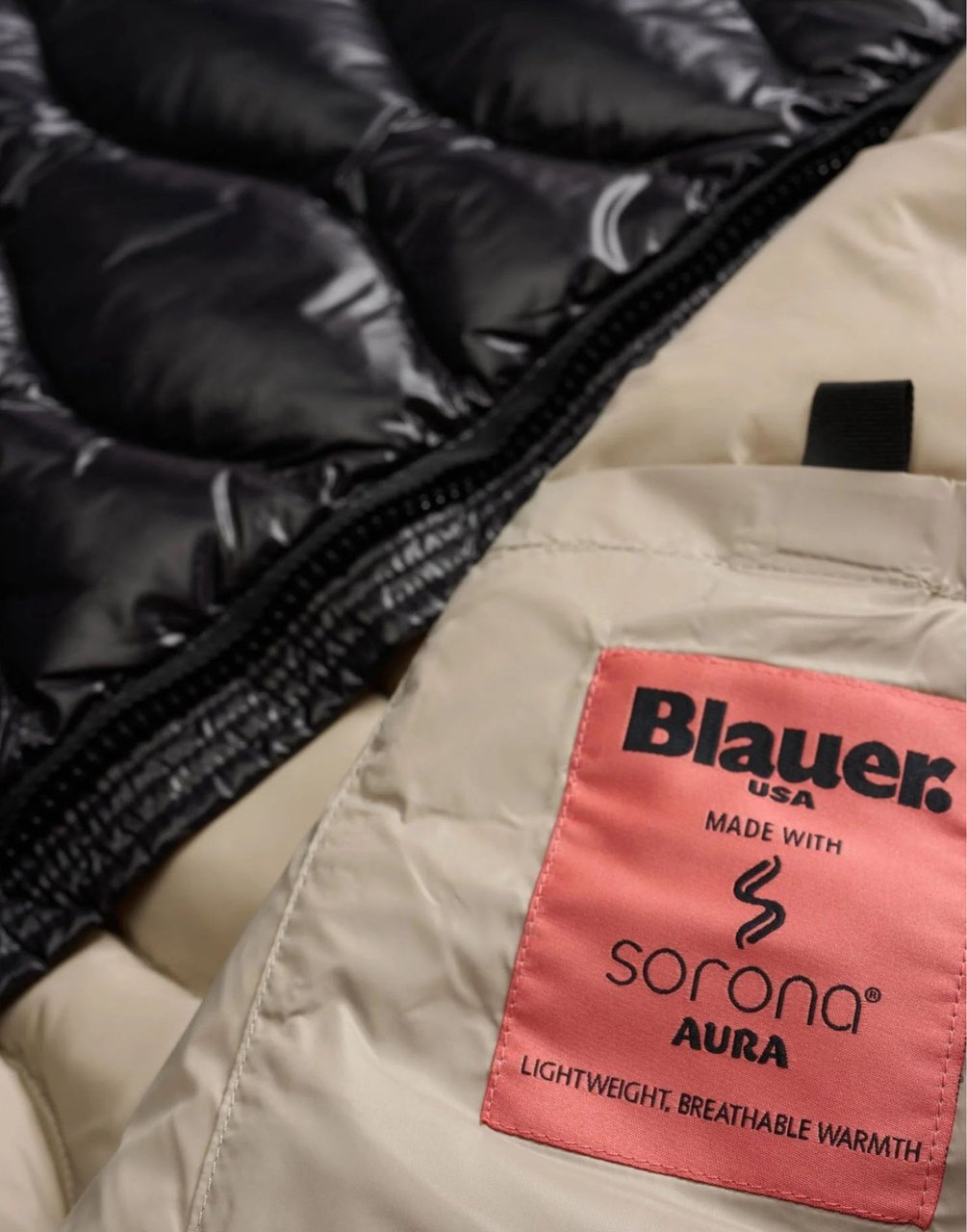 Blauer Black Danny Check Vest Zwart