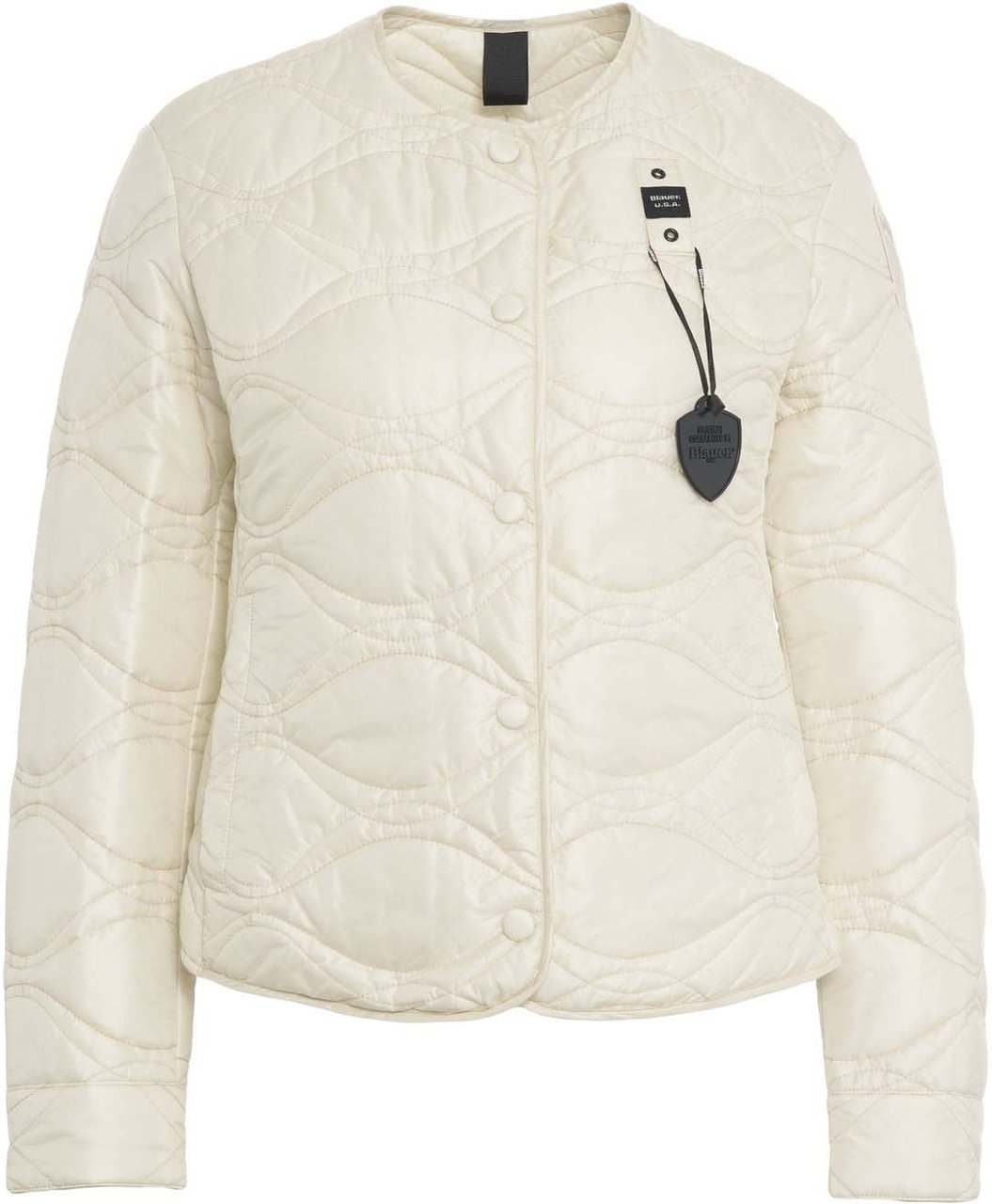 Blauer Quilted jacket 'Dalrymple' Wit