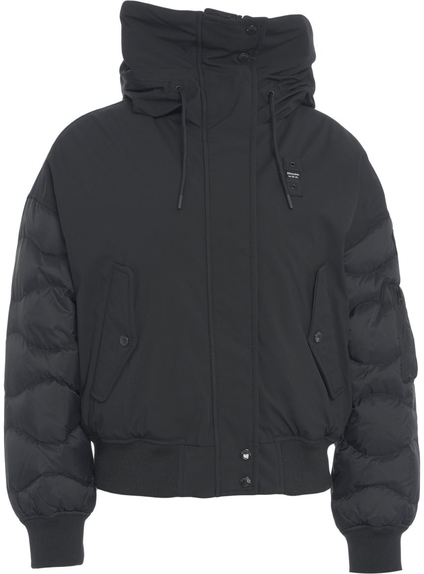 Blauer Bomber down jacket 'Harley' Zwart