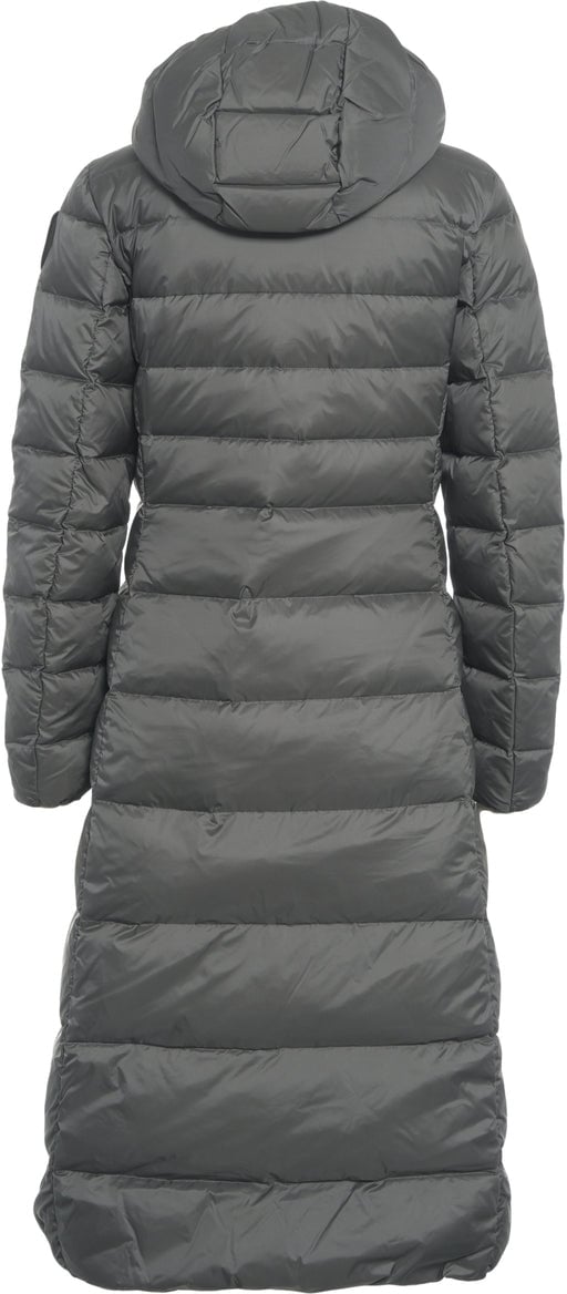 Blauer Puffer coat Beige