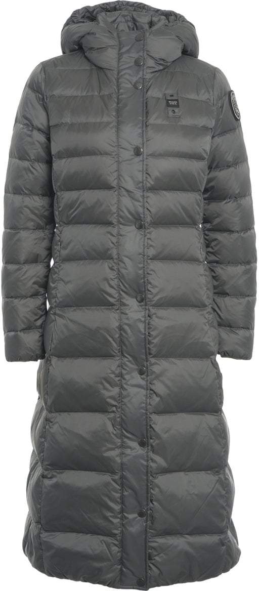 Blauer Puffer coat Beige