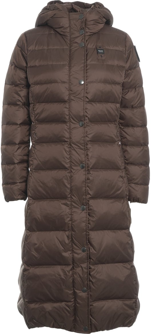 Blauer Long down coat Bruin