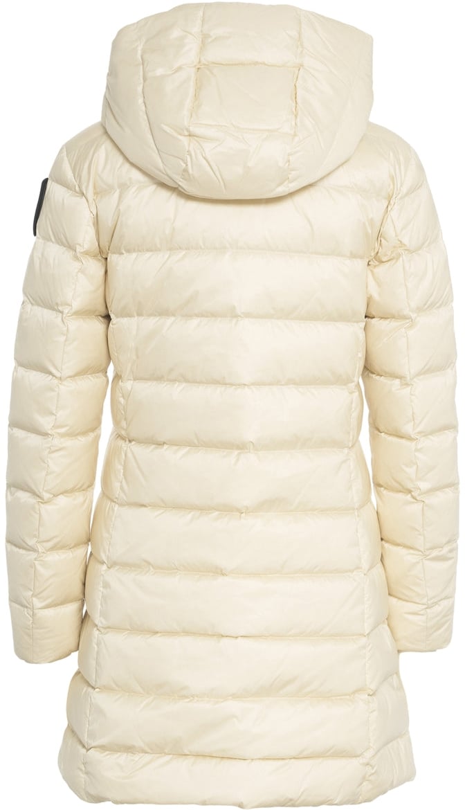 Blauer Quilted puffer 'Agnes' Wit