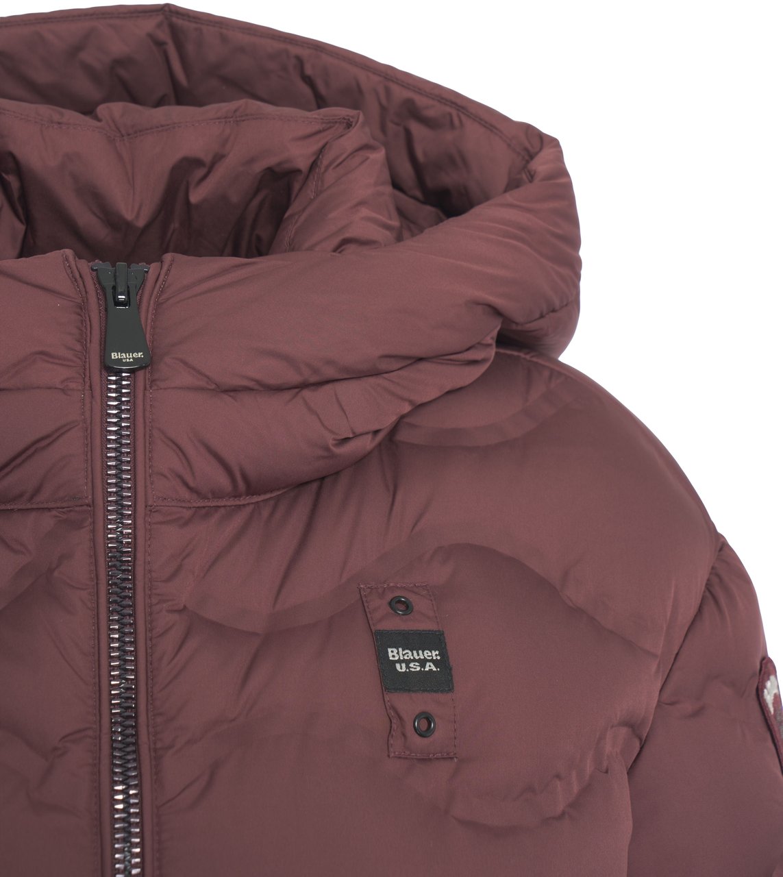 Blauer Quilted down coat Rood