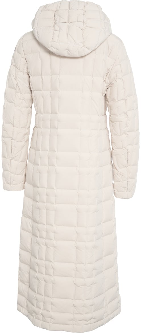 Blauer Quilted down coat Wit