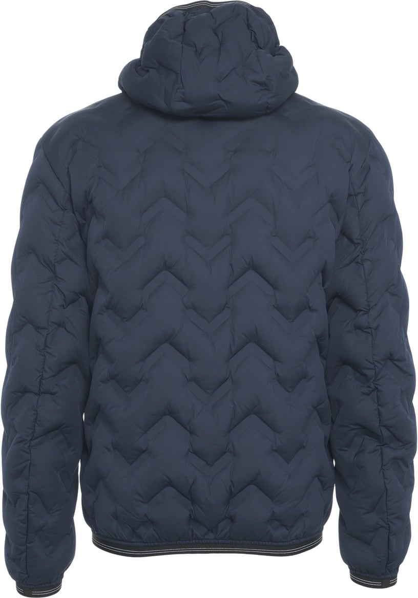 Blauer Hooded quilted jacket Blauw