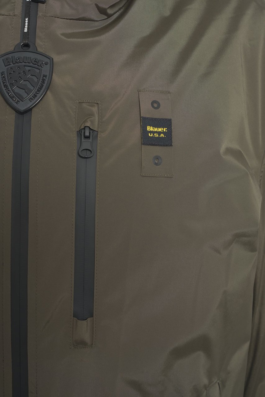 Blauer Giacca con cappuccio Groen