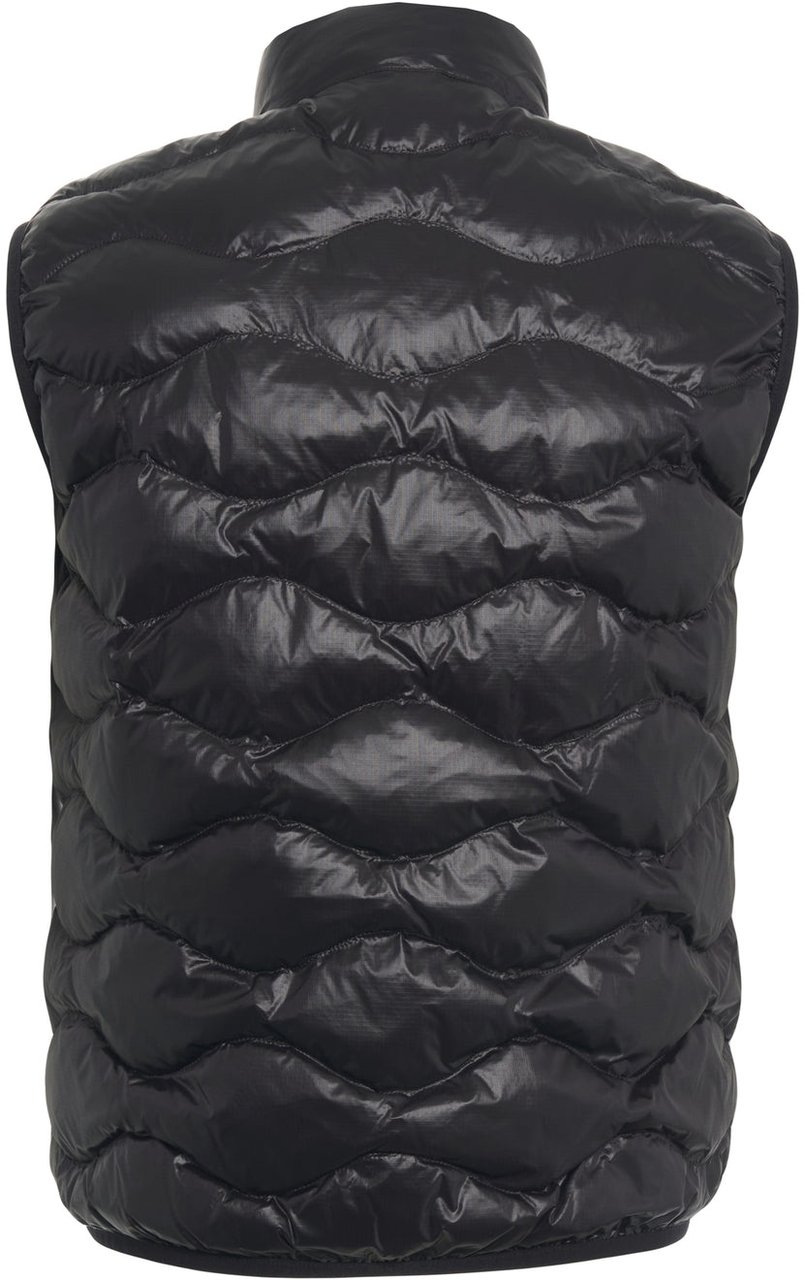 Blauer Quilted vest 'Danny' Zwart
