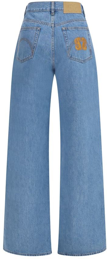 Blazé Milano Blue Cotton Jeans Denim Blauw