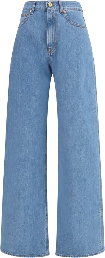 Blazé Milano Blue Cotton Jeans Denim Blauw