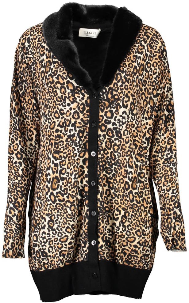 Blugirl Blugirl Black Viscosa Women Cardigan Zwart