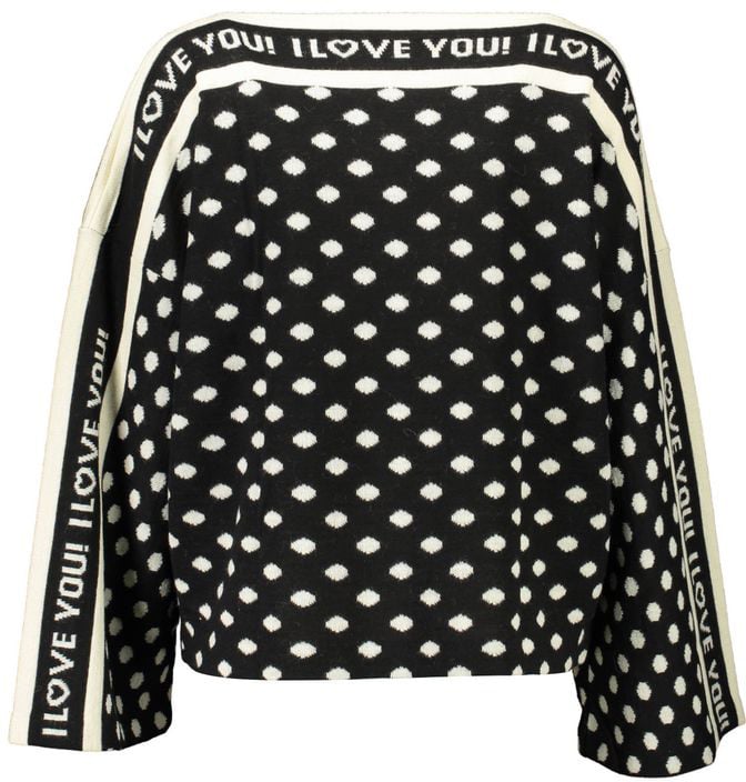 Blugirl Black Acrylic Women Sweater Zwart