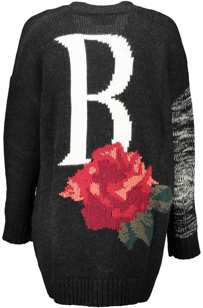 Blugirl Blugirl Nero Acrylic Women Cardigan Zwart