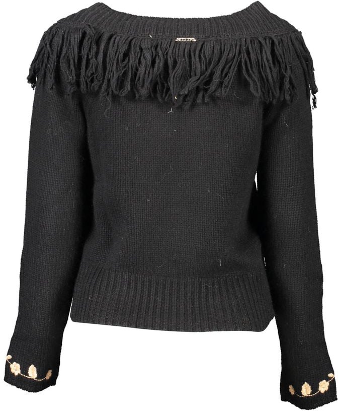 Blugirl Blugirl Black Viscose Women Sweater Zwart