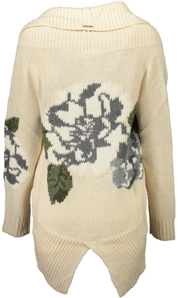 Blugirl Beige Acrylic Women Cardigan Beige