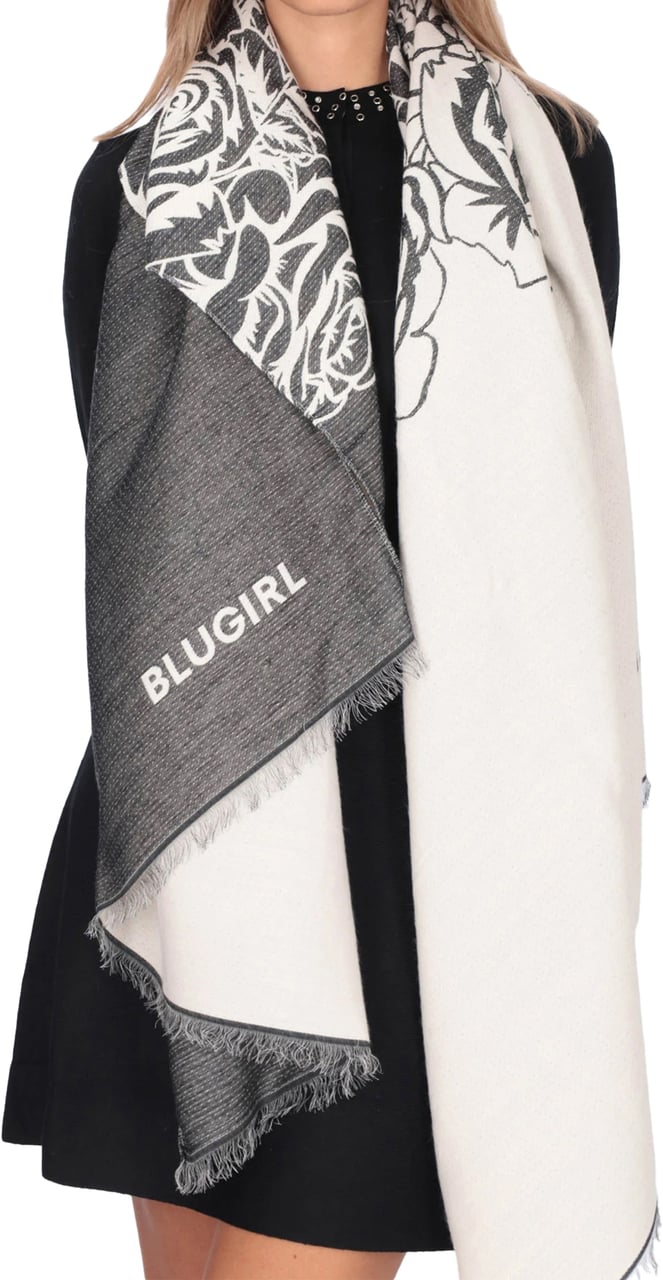 Blugirl Scarfs Chalknero Wit