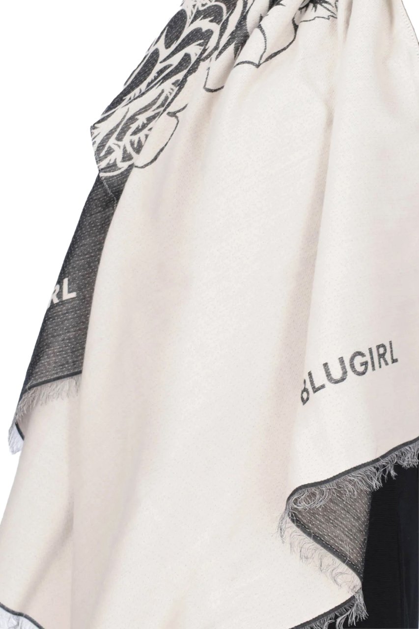 Blugirl Scarfs Chalknero Wit