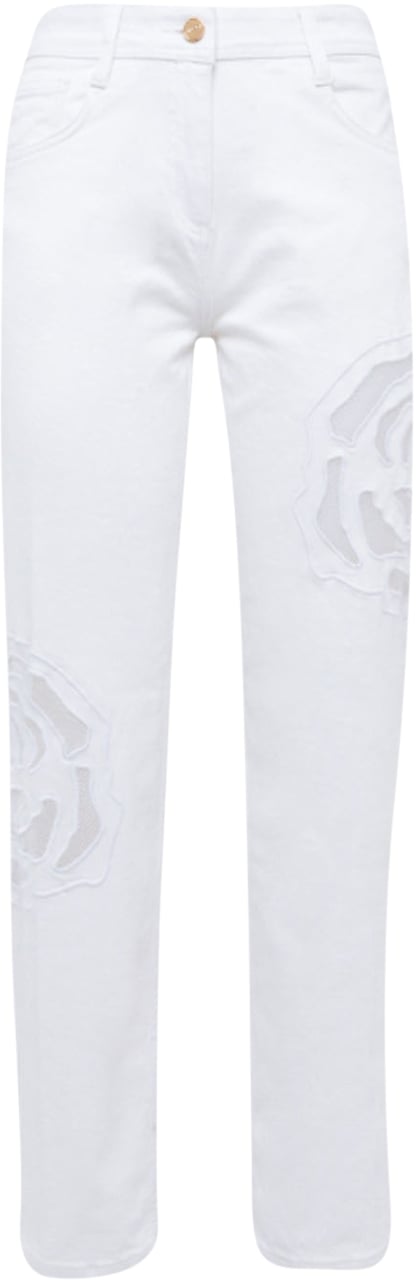 Blugirl Trousers Chalk Wit