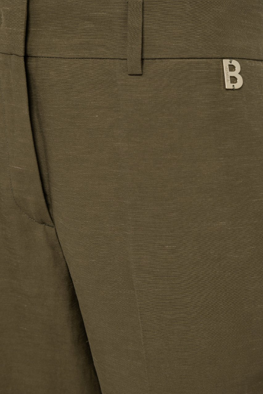 Blugirl Trousers Green Military Groen