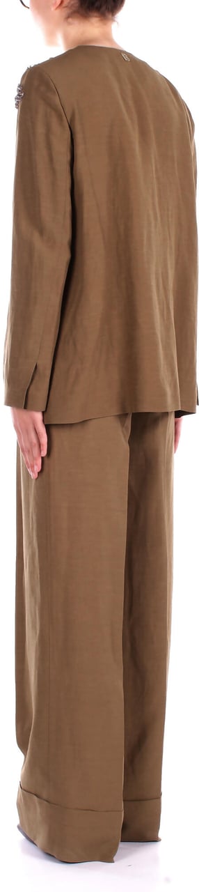 Blugirl Trousers Military Groen