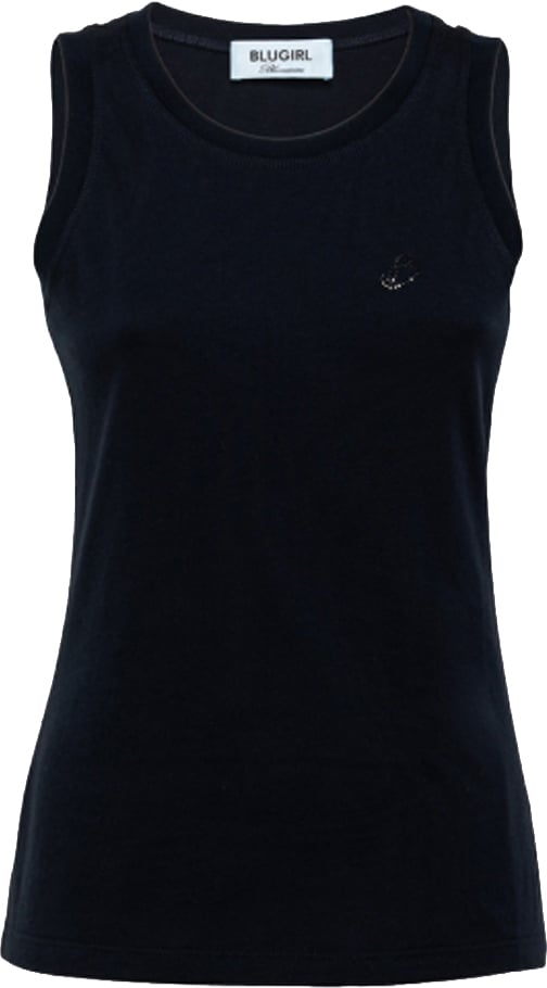 Blugirl Top Dark Night Zwart