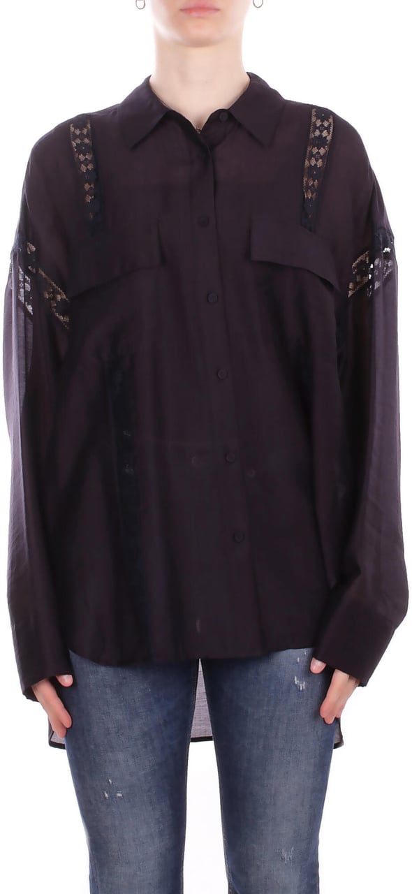 Blugirl Shirts Blu Notte Paars