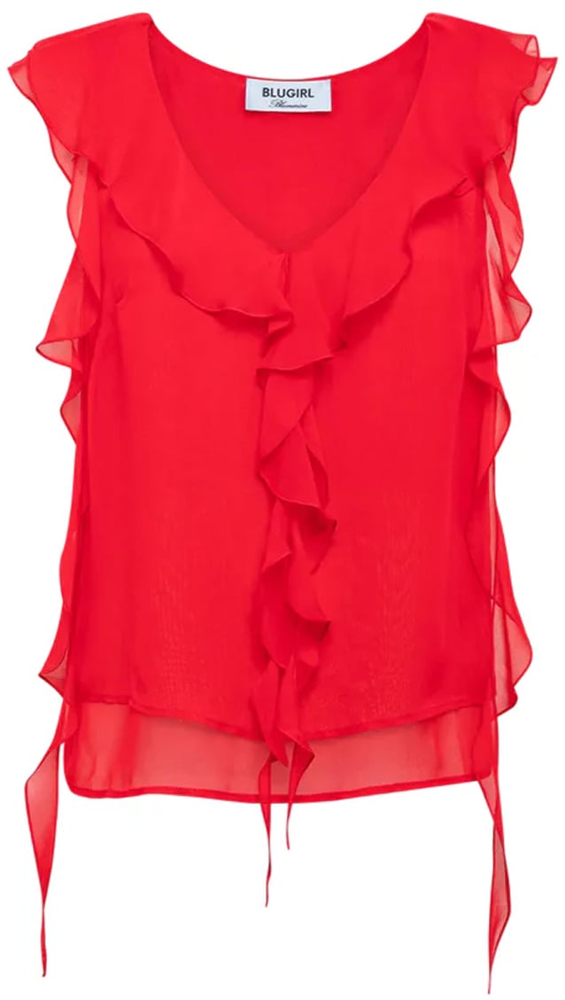 Blugirl Top Carminio Rood