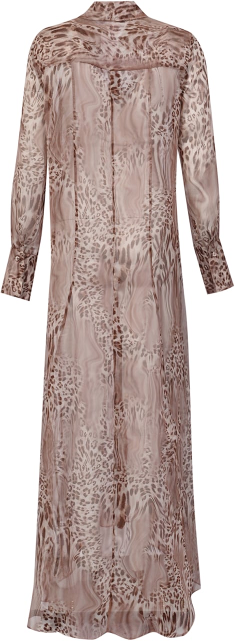 Blugirl Shirts Melted Leopard Beige