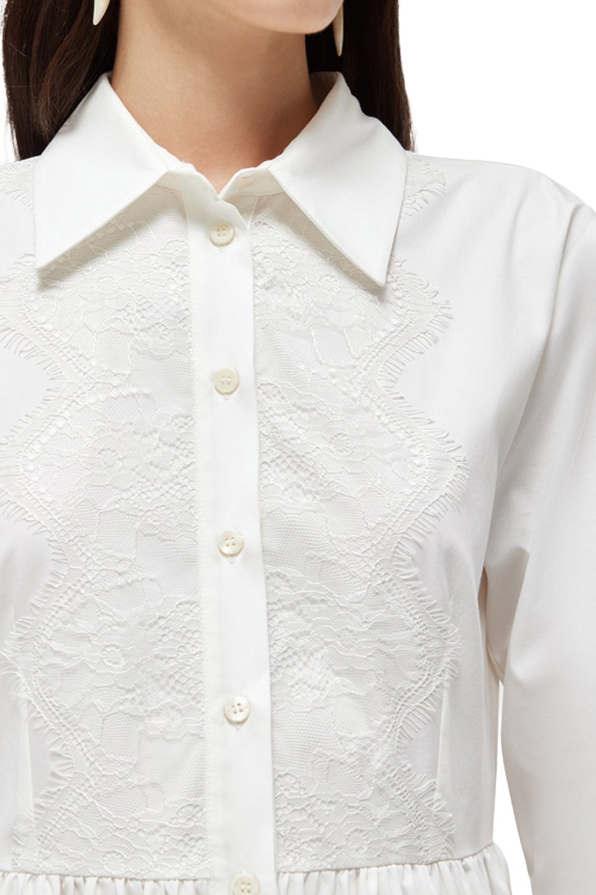 Blugirl Dresses Bianco Ottico Wit