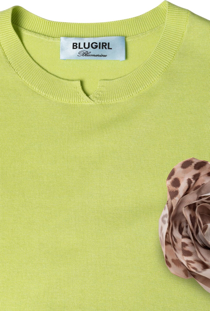 Blugirl Sweaters Verde Lime Lime