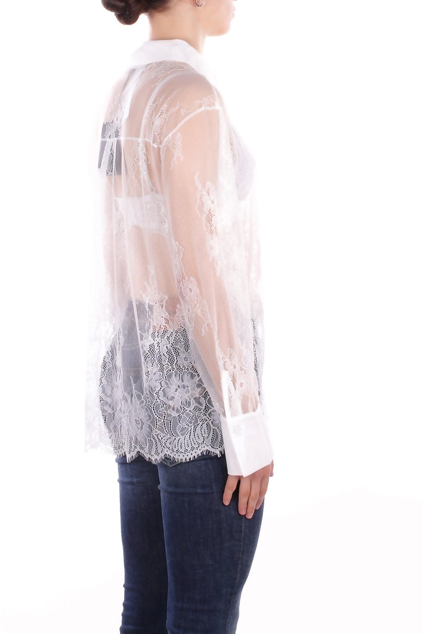 Blugirl Shirts Bianco Wit