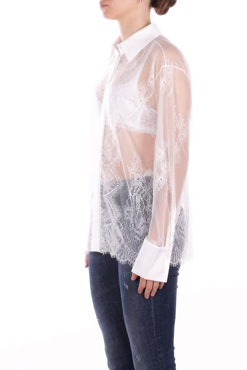 Blugirl Shirts Bianco Wit